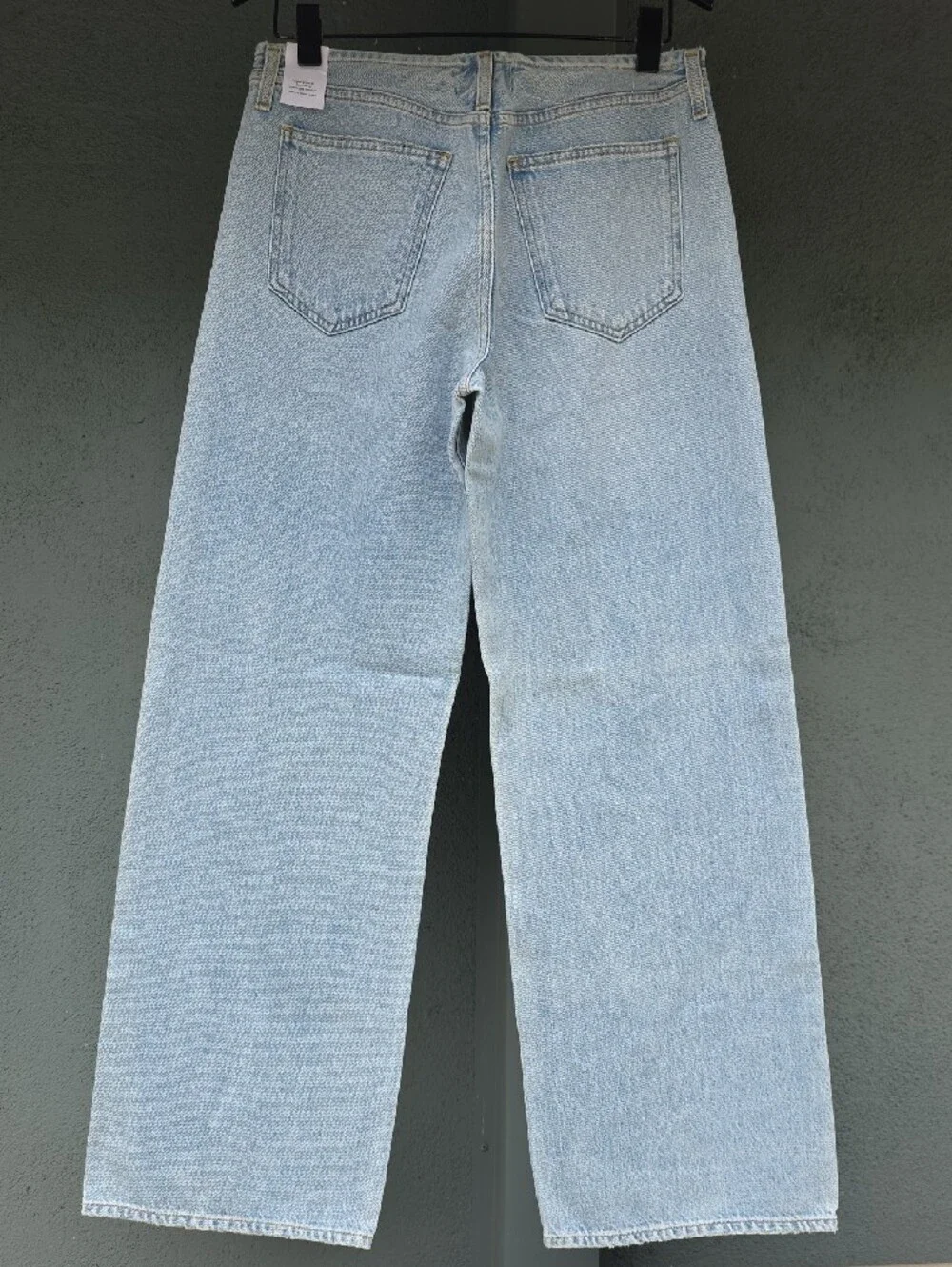 NEW $268 AGOLDE LEX LOW SLUNG BAGGY JEANS IN LIGHT BLUE #2 SIZE 27 - Picture 6 of 16
